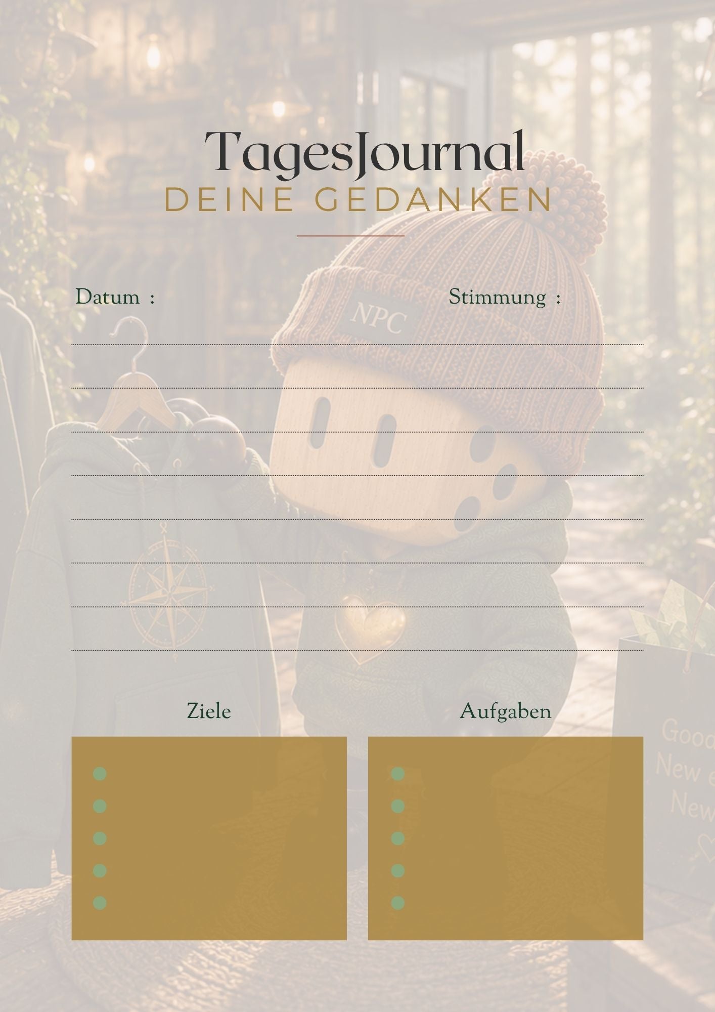 NoPanicCoach Arbeitsbuch Kompakt – Deutsche Version