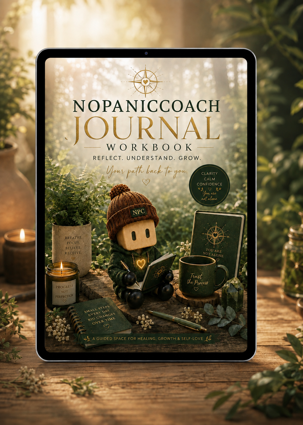 NoPanicCoach Journal - Workbook English Version